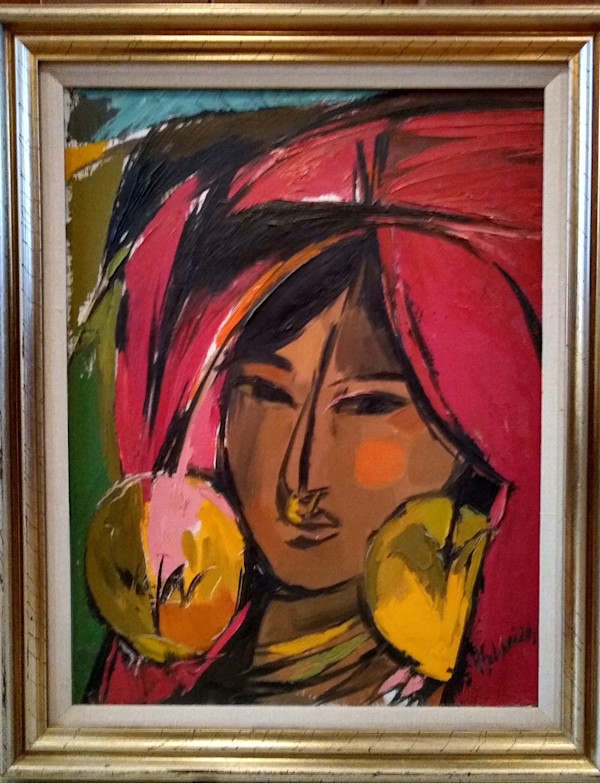 San Blas Woman, Panama, 20,000 Miles South by Helen A Schreider