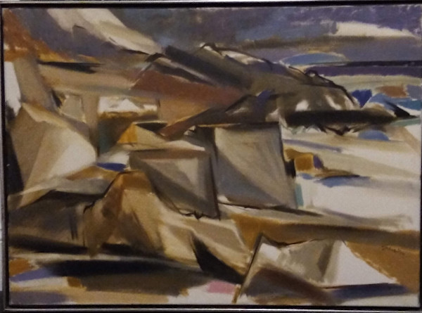 Greek Beach by Helen A Schreider