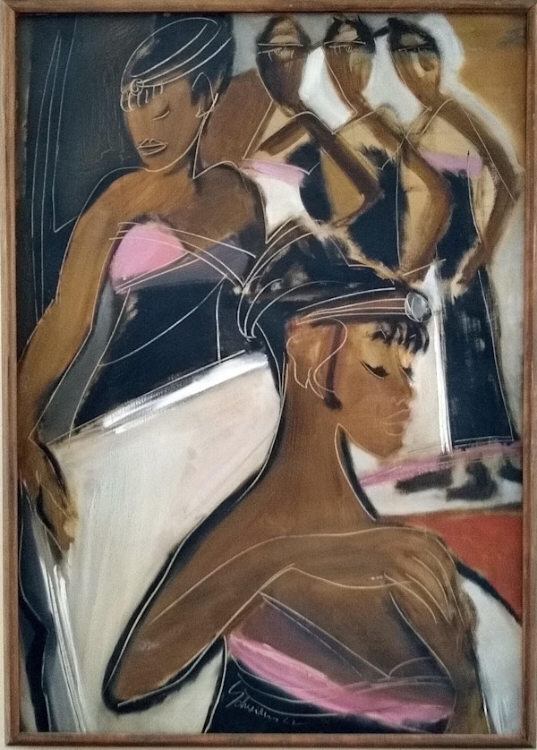 Dancers in Timor, Indonesia by Helen A Schreider