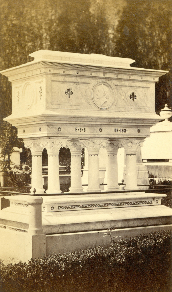 Elizabeth Barrett Browning's Tomb by Longworth Powers