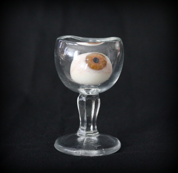 Eye Cup and Glass Eye by Possibly Leopold & Rudolf Blaschka