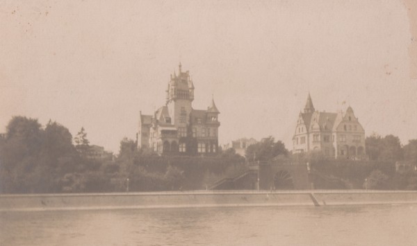 Mansions on the Rhine by Unknown