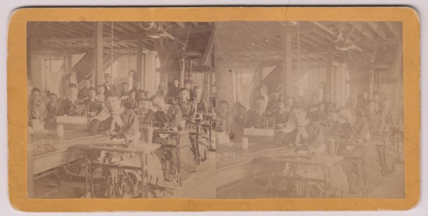 Workers at a Textile Mill by Unknown, United States