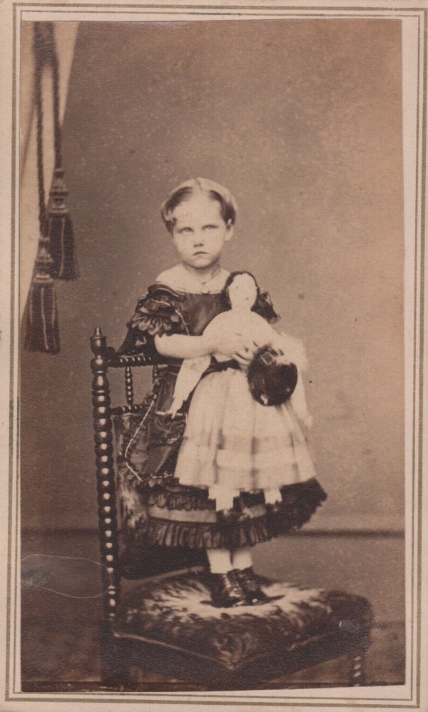 Girl with Doll by Unknown, United States
