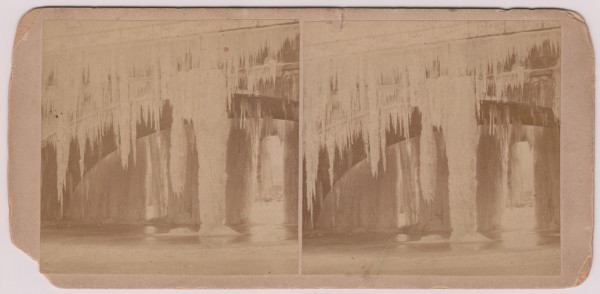 Aqueduct in Winter, Little Falls, New York by W.M. Tucker