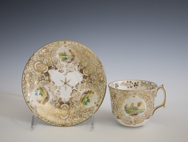 Cup and Saucer by George Frederick Bowers