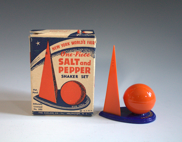 Salt and Pepper Shakers by The Emeloid Co.