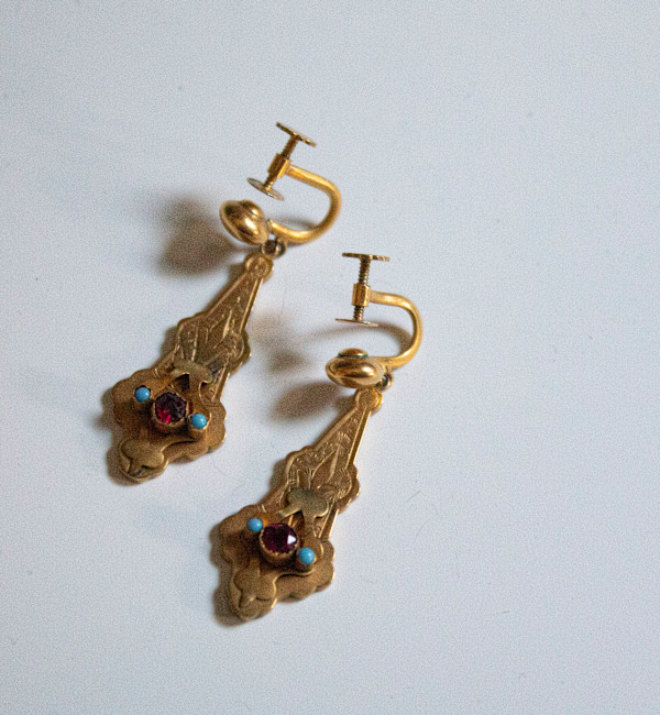 Earrings by Unknown, United States