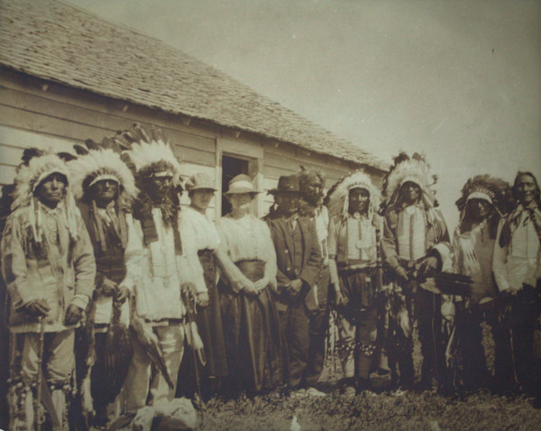 Sioux Chiefs, Fort Thompson, South Dakota by Harmon Percy Marble