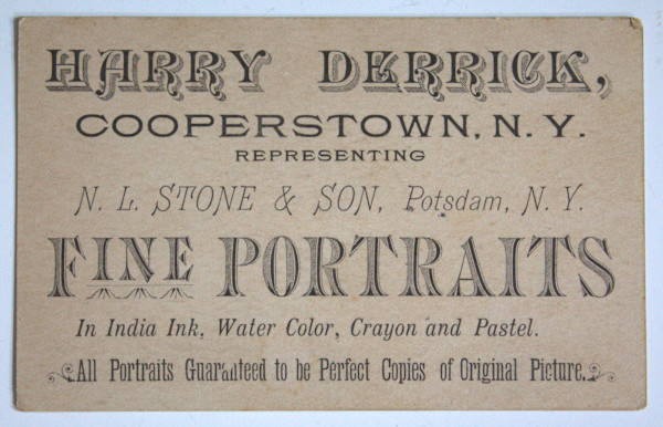 Advertisement by Harry Derrick