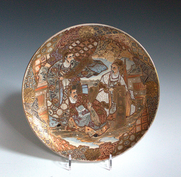 Plate by Hayashi Yasubei (Rinan)