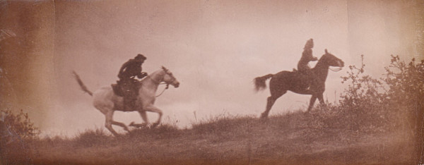 Untitled (Cowboy on the Horizon) by Mitchel A. Obremski