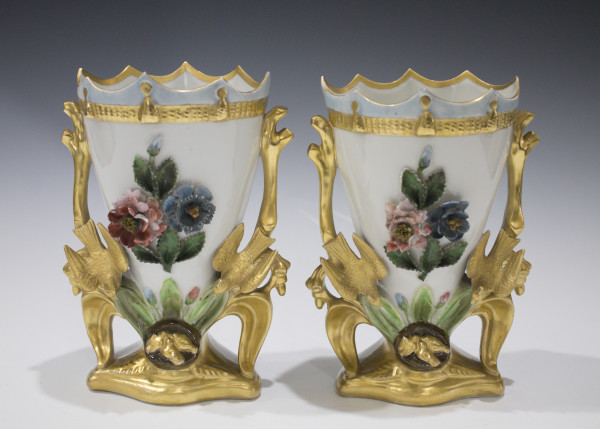 Pair of Spill Vases by Unknown, France