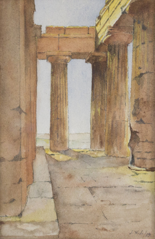 Grecian Temple by Unknown