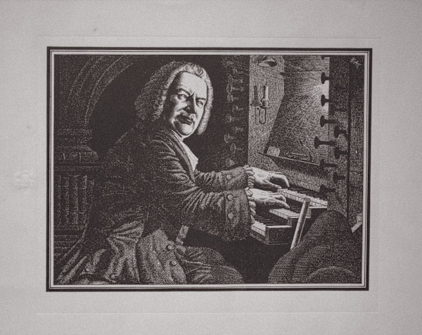 Johann Sebastian Bach by Oswald Charles Barrett