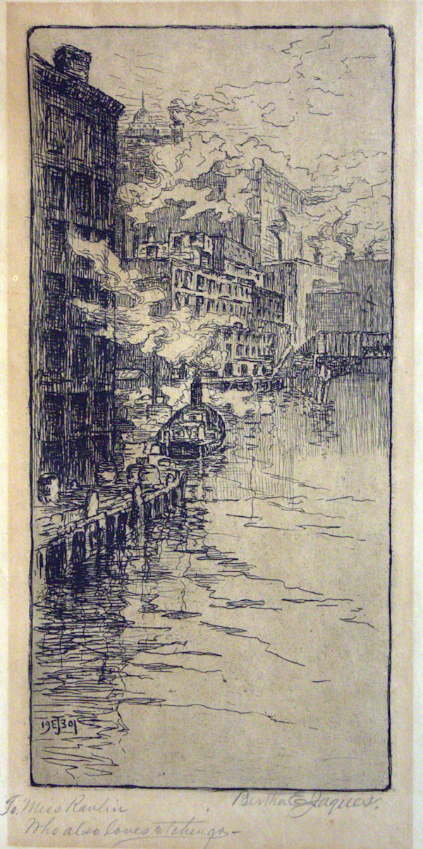 On the Chicago River by Bertha Evelyn Jaques