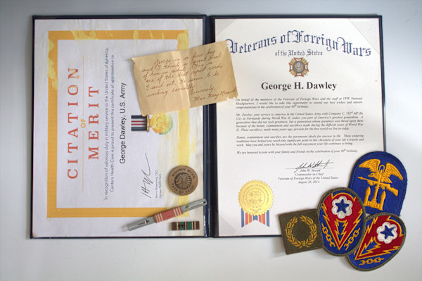 783rd Military Police Battalion Grouping by United States Army, VFW
