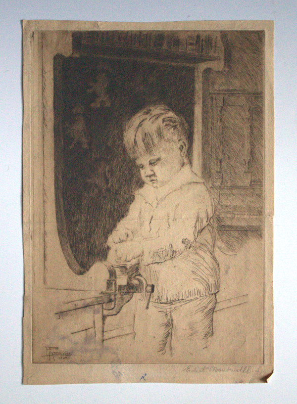 Portrait of Joe Kucera, Jr. by Edith Nankivell