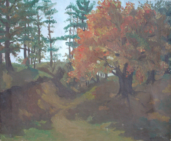 Wooded Scene by Alma LaBranche