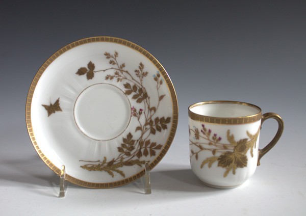 Demitasse Cup and Saucer by Charles Field Haviland/ Gerard, Dufraisseix, & Morel