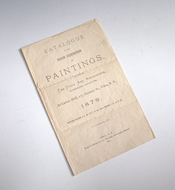 Catalogue of the Sixth Exhibition of Paintings by Utica Art Association