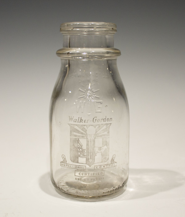 Milk Bottle by Walker-Gordon Laboratory Farm
