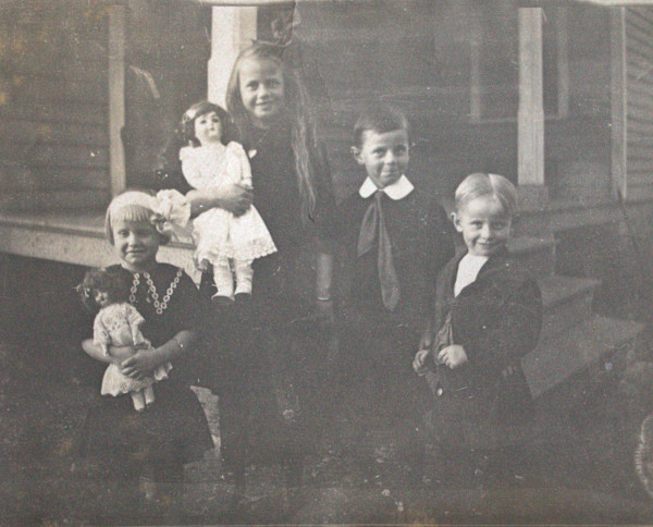 Children with Dolls by AZO