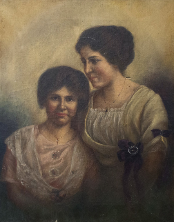 Portrait of Two Girls by Unknown