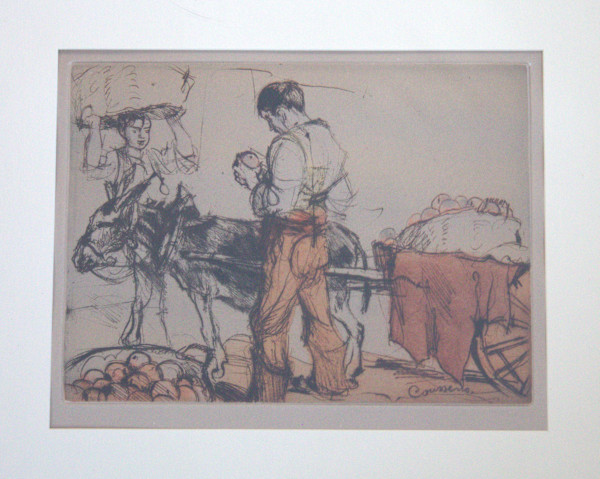 The Orange Cart by Armand Coussens