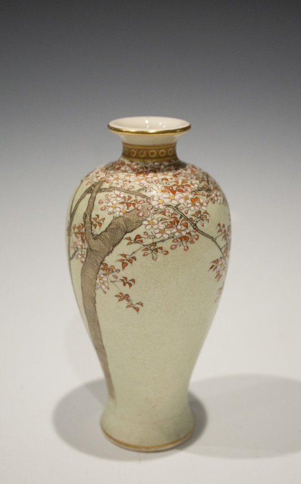 Cabinet Vase by Kinkozan Sobei VII