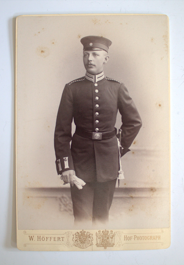 Portrait of a Soldier by Ernst Friedrich Wilhelm Hugo Hoffert