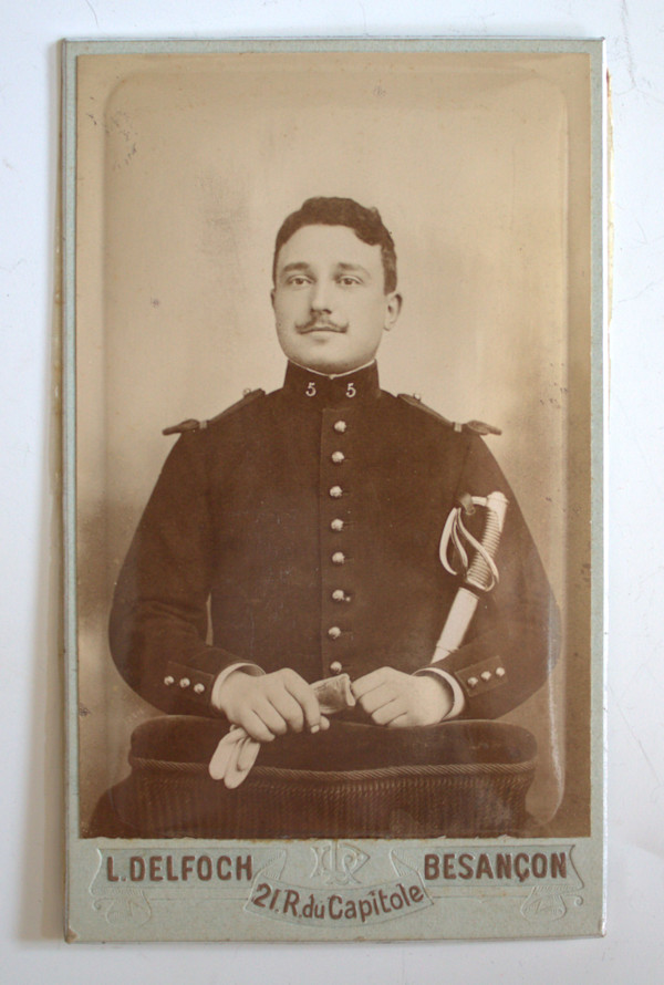 Assorted French Soldiers (Set of Four) by L. Delfoch, Jules Gotte, Paul Verron