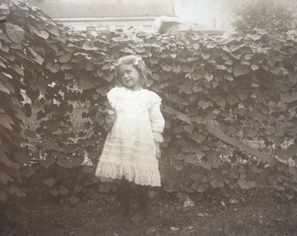 Girl in Garden by Unknown, United States, Image 1.