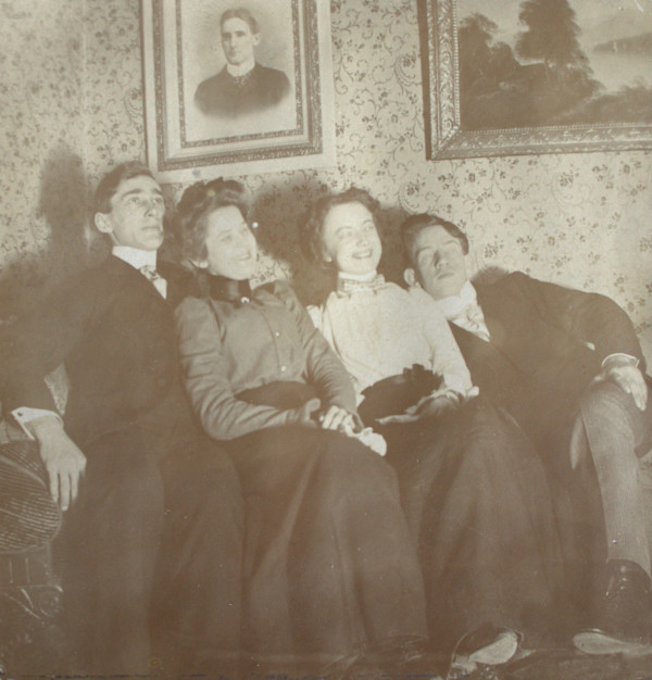 Smiling on the Sofa by Unknown, United States, Image 1.