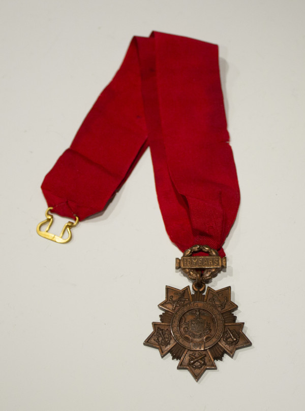 New York Long and Faithful Service Medal by Tiffany & Company