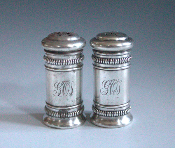 Salt and Pepper Shakers by Gorham Manufacturing Co., Image 1.
