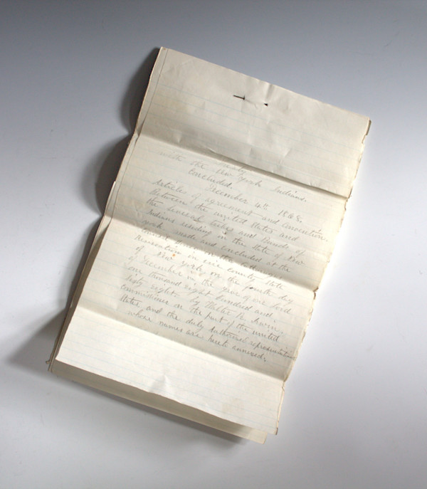 Treaty by Thomas Alvord, Image 1.