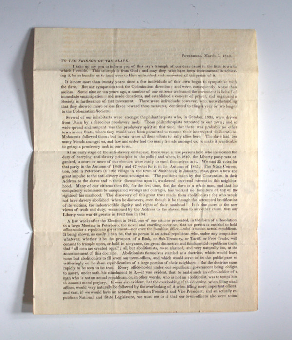 To the Friends of the Slave by Gerrit Smith, Image 2.