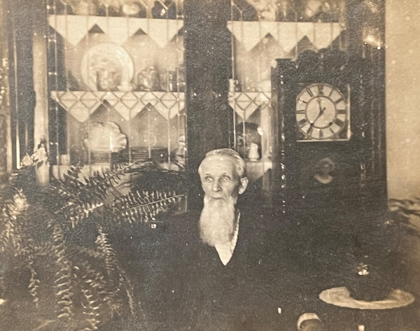 Man with Clock by Unknown, United States
