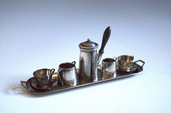 Miniature Tea Set by Levi & Salaman