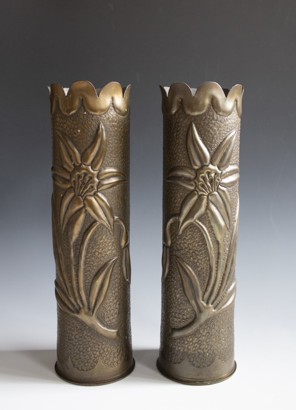 Trench Art Vases by Unknown, France