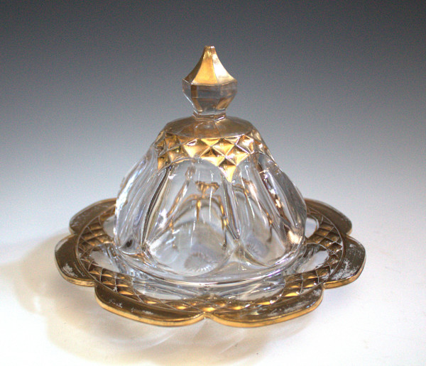 Butter Dish by New Martinsville Glass Manufacturing Company