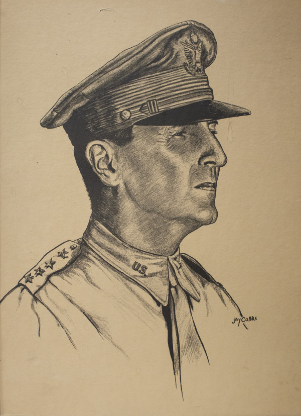 Portrait of General Douglas MacArthur by Jay Cobbs