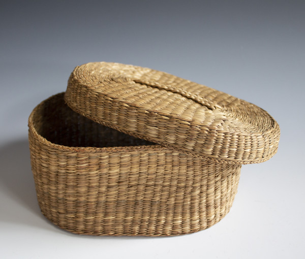 Sweetgrass Basket by Unknown, Iroquois Indian
