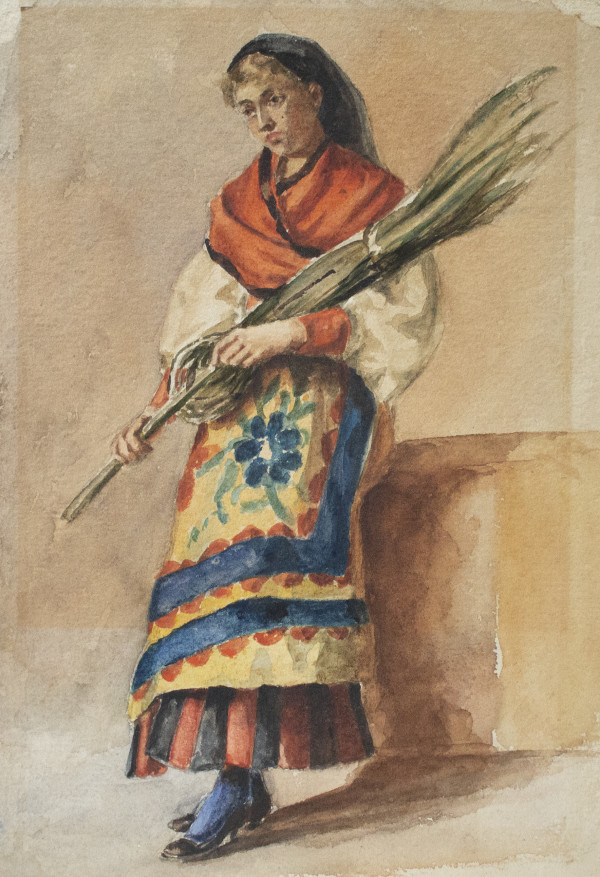 Peasant Girl by Unknown, Italy