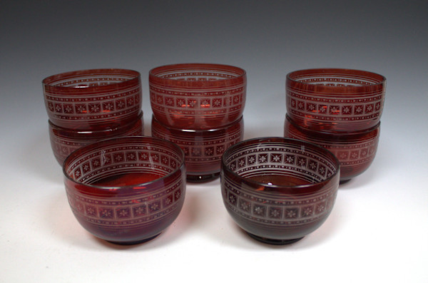 Finger Bowls by Unknown, Bohemia, Image 1.
