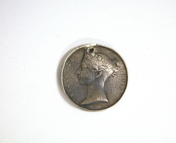 Crimea Medal by Royal Mint, England, Benjamin Wyon, William Wyon, Image 1.