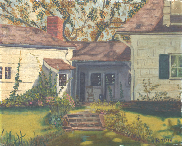 Cottage Scene by R. Main, Image 1.