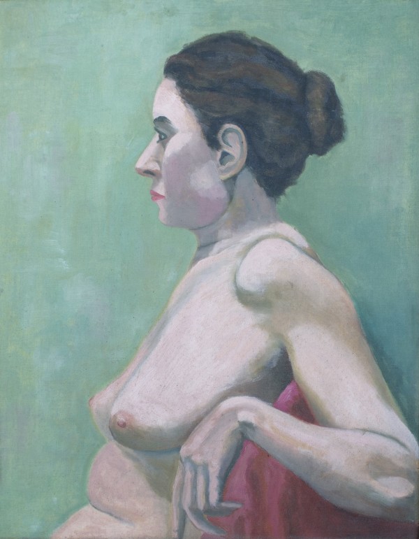 Seated Nude by [Unknown] Currier