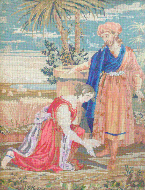 Jesus and the Samaritan Woman at the Well by Unknown, United States